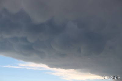 Clouds like bubbles