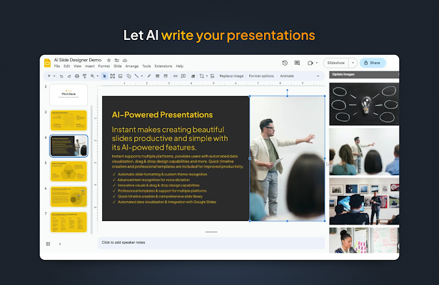 google slide presentation ai