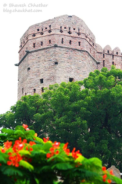 A bastion of the fort of Kumbhalgarh