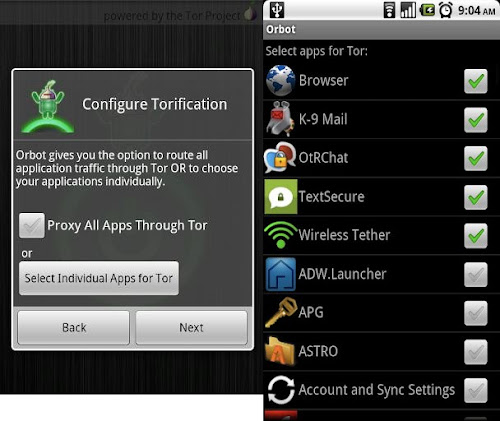 Orbot - Tor su Android