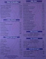 Hotel Saravana Bhavan menu 2