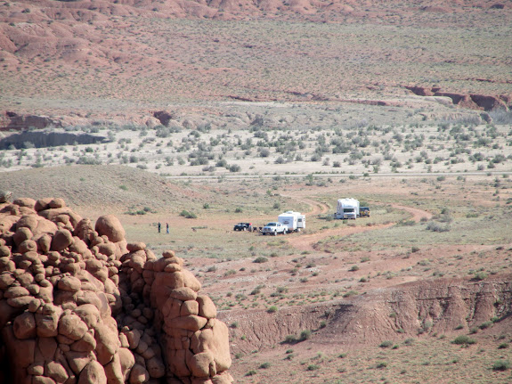 View of camp from Sand Bench