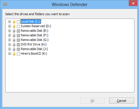 Windows Defender、Windows 8、Windows 8.1、ウイルス対策