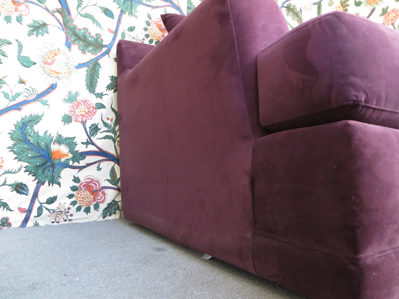 American Signature Purple Sofa