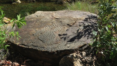 Sand ripple rock