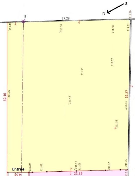 Vente terrain  838 m² à Eaunes (31600), 125 500 €