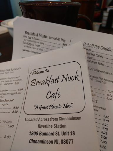 Restaurant «Breakfast Nook Cafe», reviews and photos, 1808 Bannard St, Riverton, NJ 08077, USA