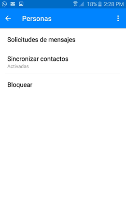 Solicitudes de mensajes desde celular