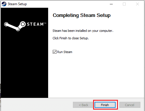 Haga clic en Finalizar para completar el proceso de configuración