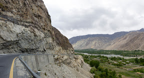 The landscape changes when you enter in Gilgit-Baltistan