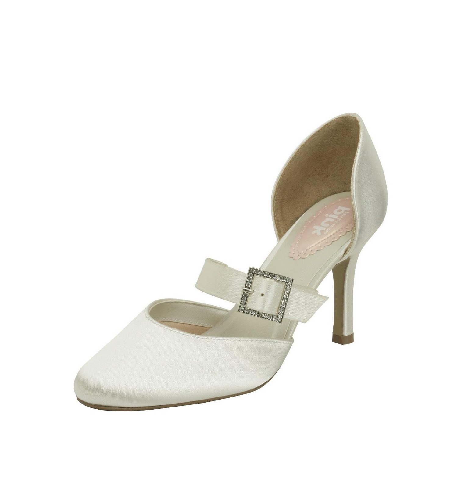 Paradox Pink Damson Dyeable Wedding Shoes. Hover over image to zoom