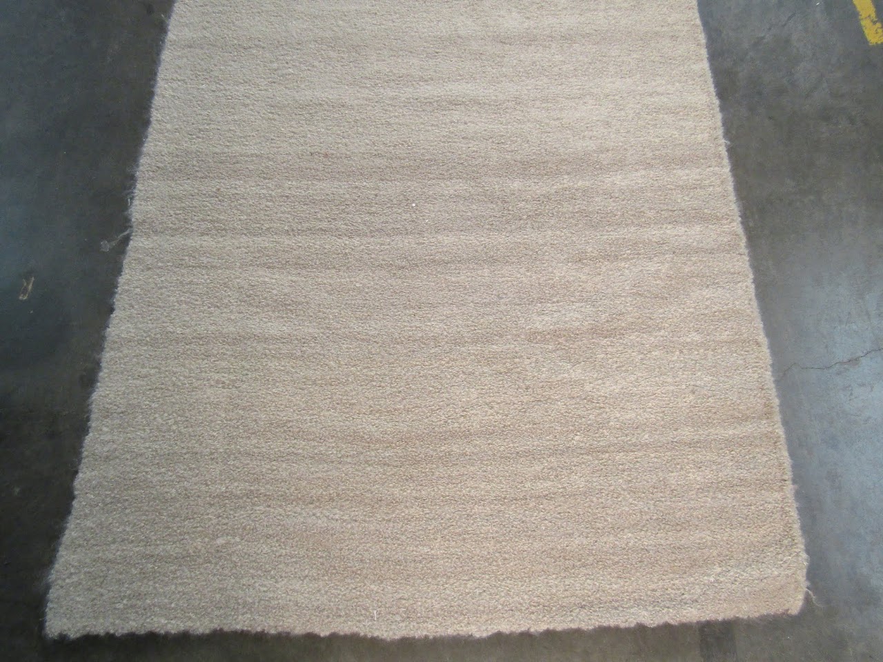 Light Grey Wool Rug