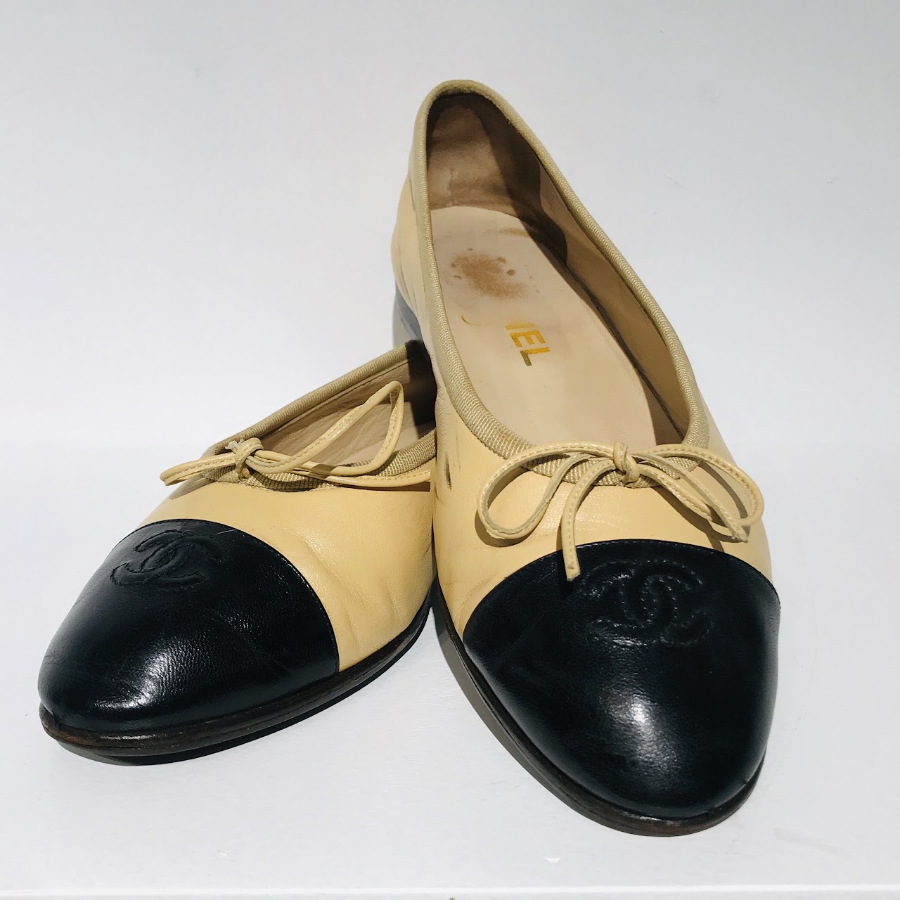 Chanel Cap Toe Ballet Flats