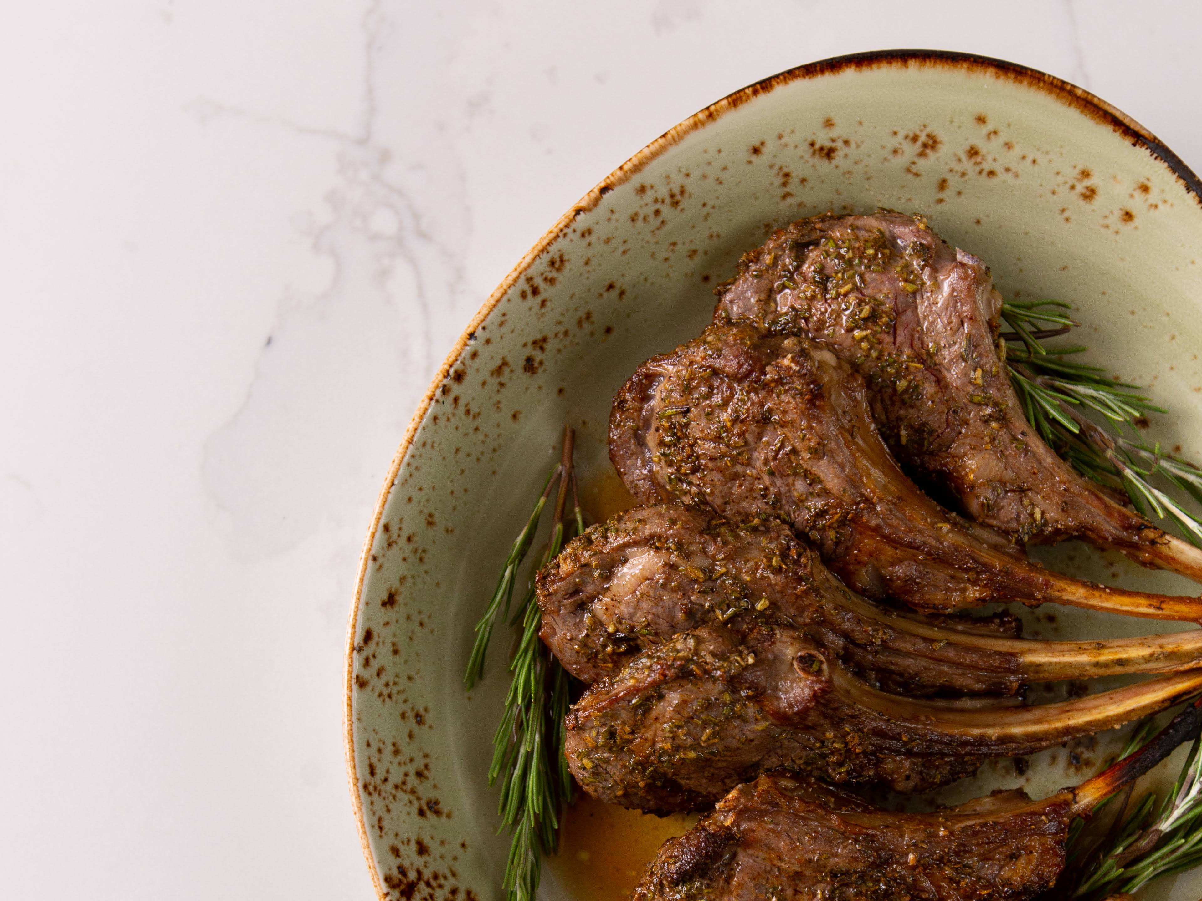 Rosemary Garlic Grilled Lamb Chops