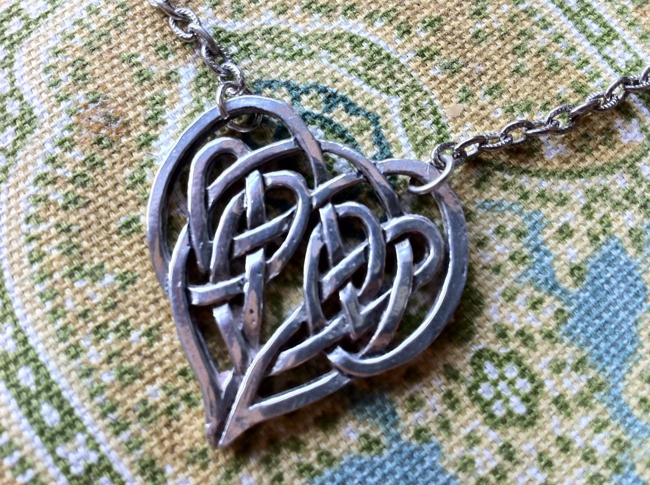 silver-plated Celtic knot