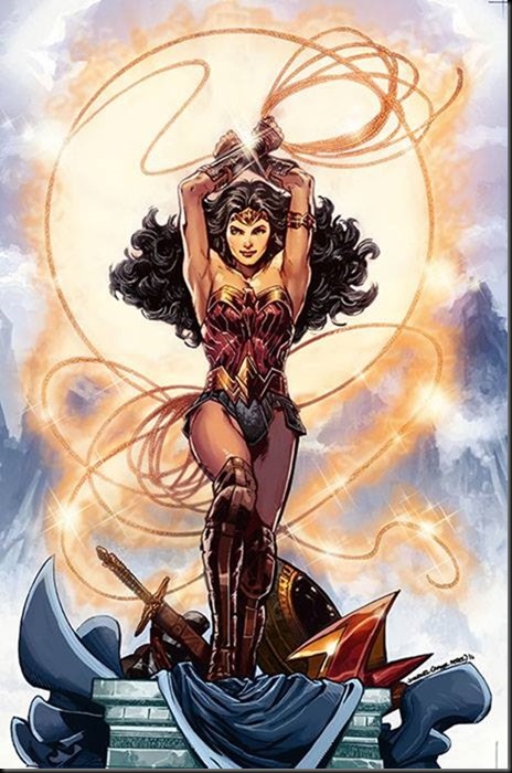 Wonder Woman by George Perez (left) and Phil Jimenez (right)34