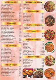 Om Sai Agri Dhaba menu 1