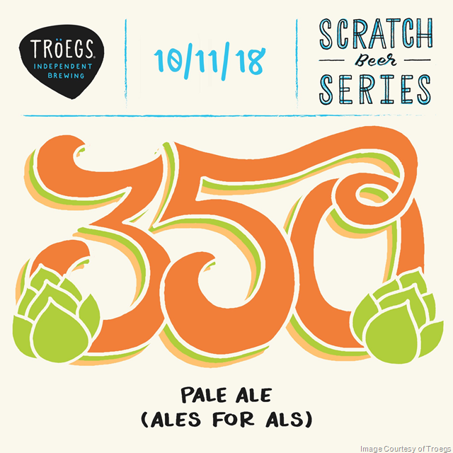 Troegs Releasing Scratch # 350 Pale Ale Ales For ALS