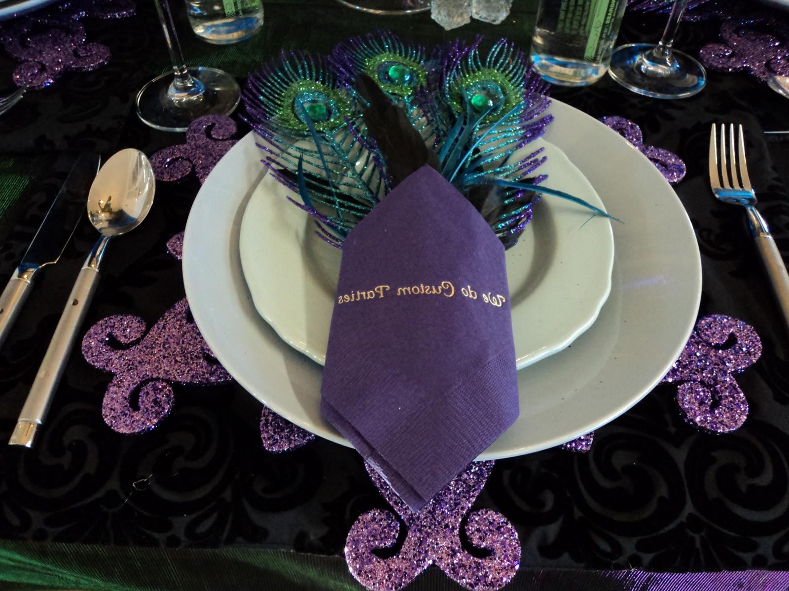 wedding buffet napkin fold