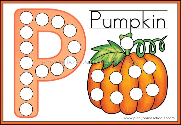 FREE Letter P Dot and Tracing Activity Sheets