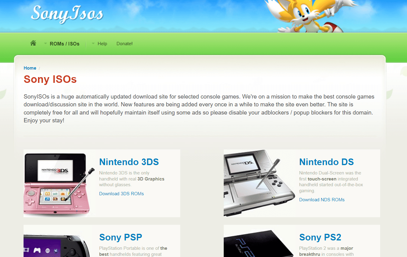 SonyISOs |  最も安全なROMサイト