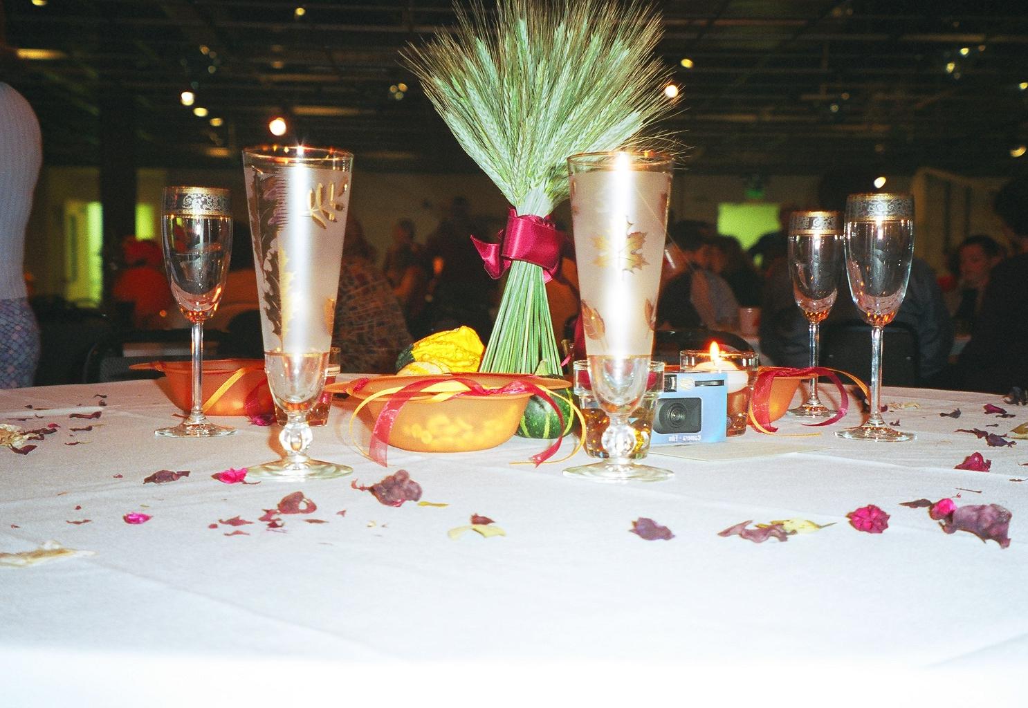 Fall Wedding Table and