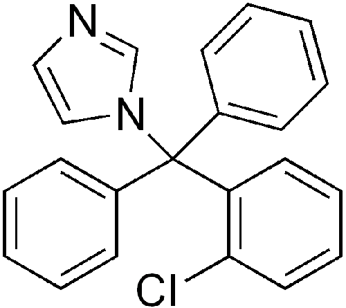 Clotrimazole  structure