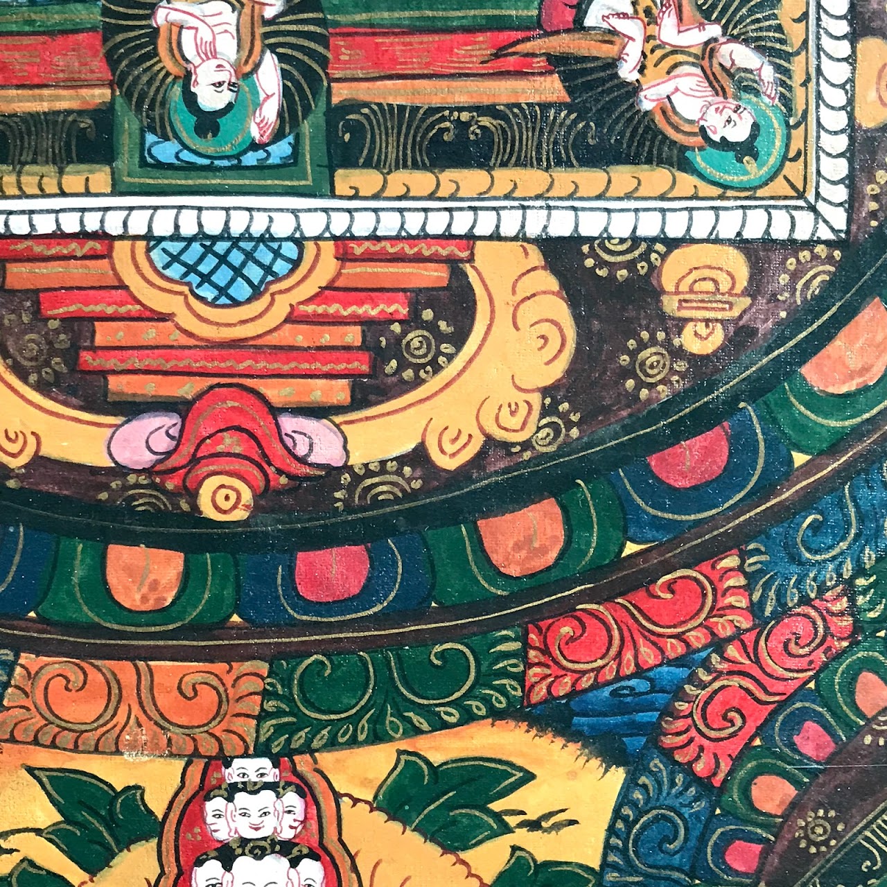 Tibetan Mandala Painting