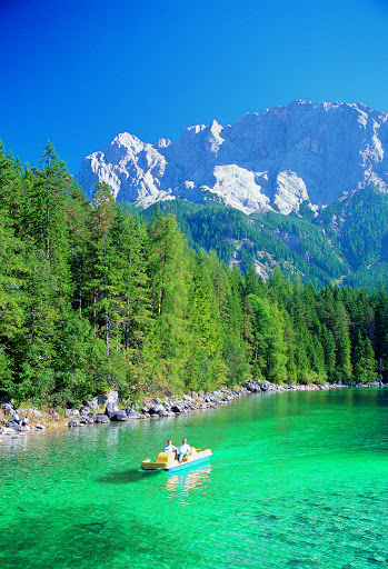 Eibsee. From Driving the Alpine Road in Germany