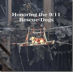 honoring 9-11 rescue dogs