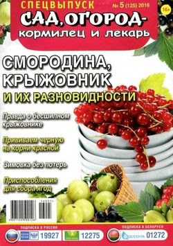 Читать онлайн журнал<br>Сад огород - кормилец и лекарь. Спецвыпуск №5 Март 2016<br>или скачать журнал бесплатно