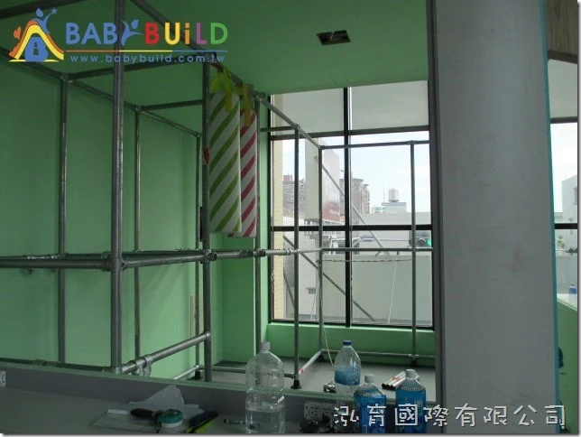 BabyBuild 室內3D泡管兒童遊具施工組裝