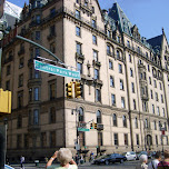 central park west street in New York City, United States 