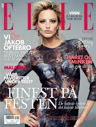 Elle Noruega, diciembre 2012 --  Michaela Kocianova