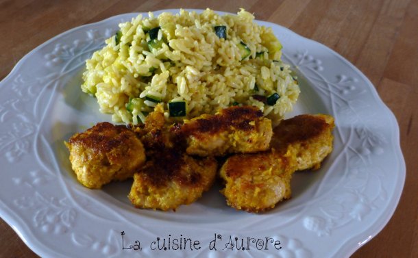Nuggets de poulet coco-curry