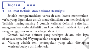 KUNCI JAWABAN bahasa indonesia kelas 10 tugas 4 halaman 38 bab 1