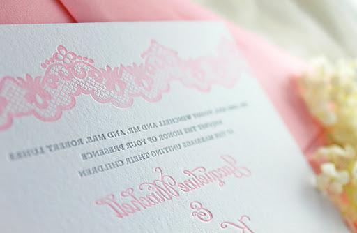 Lacy Wedding Invitations