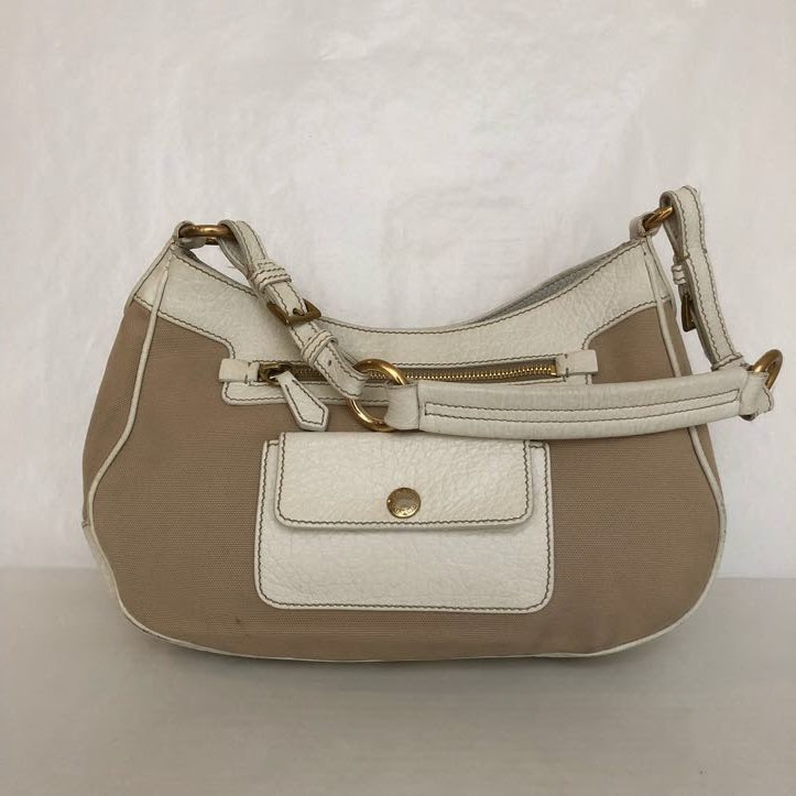 Prada Canvas Shoulder Bag