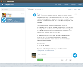 Telegram en Ubuntu