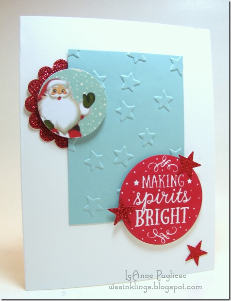 LeAnne Pugliese WeeInklings Among the Branches Santa Stampin Up