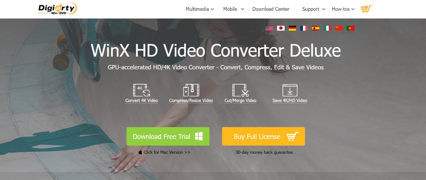 WinX HD Video Converter Deluxe