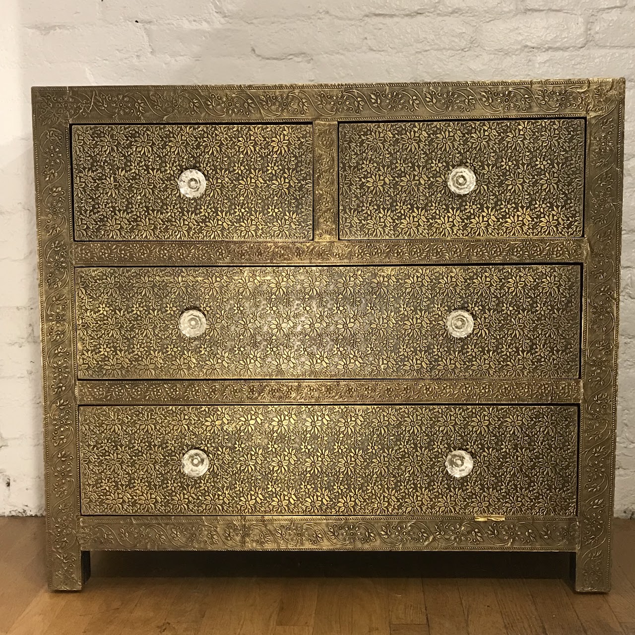 Embossed Metal Wrapped Dresser Shophousingworks