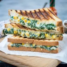 Spinach & Corn Sandwich