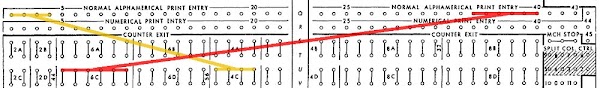 Wiring a counter to a "print exit" causes the counter value to be printed.