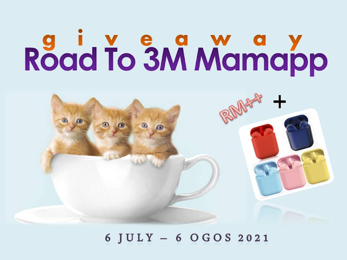 Giveaway Road To 3M Mamapp