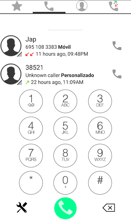 THEME SWIPE DIALER i9 CLASSIC - 1.3 - (Android)
