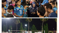 Plt Kadis Disparpora Kota Bima Hadir Menyaksikan Pertandingan Volly Ball FPKT Cup 1