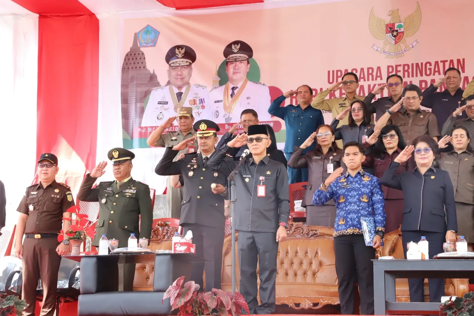 Apel Pemkab Mitra hari Kesaktian Pancasila 2023. (Foto Wilson Umbas untuk Indimanado.com)