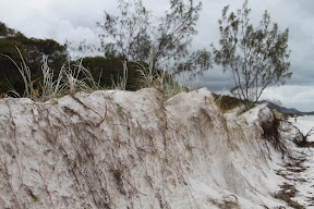 Sand dunes on Whitehaven Beach