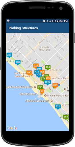 Screenshot Santa Monica Parking